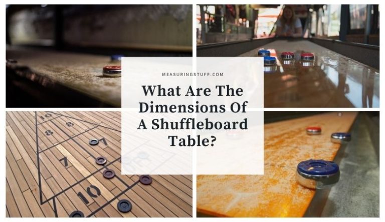 What Are The Dimensions Of A Shuffleboard Table?