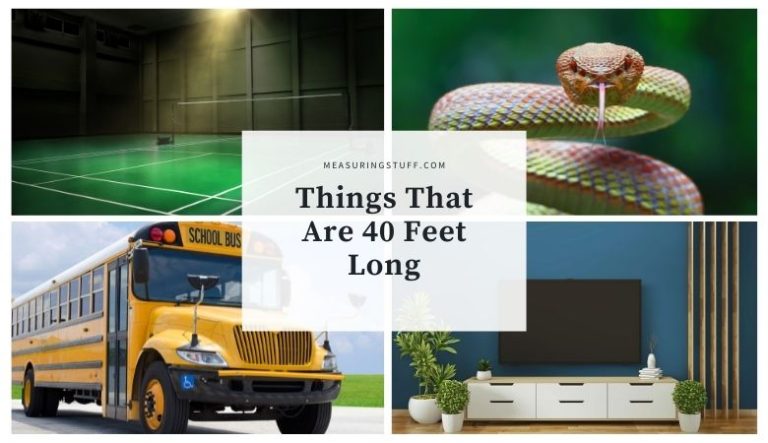 9 Things That Are 40 Feet Long