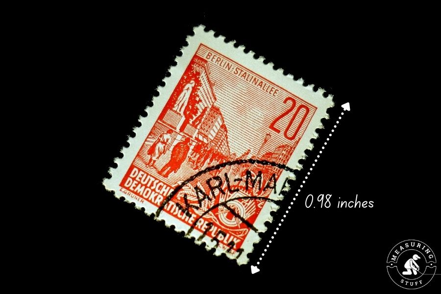 red single postage stamp