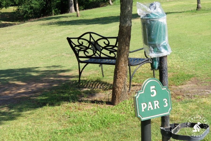 tee location for par 3 hole