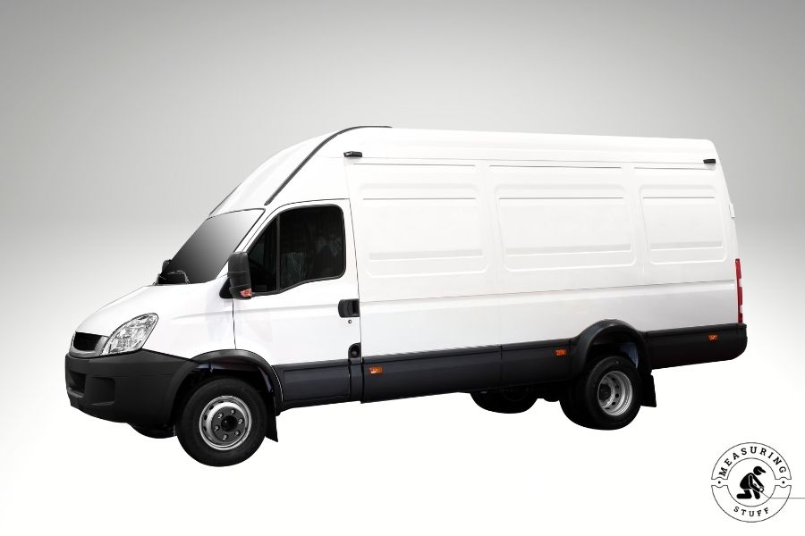 white cargo van