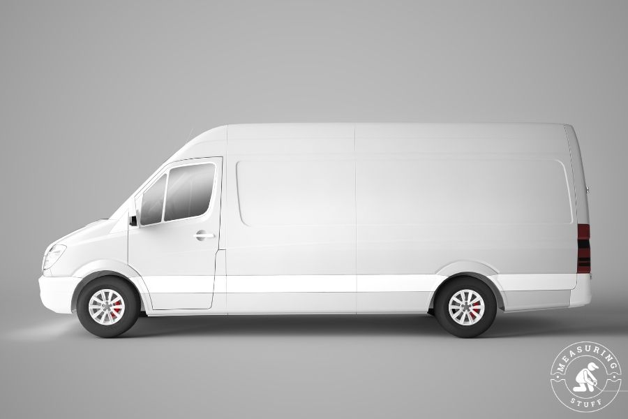 white ford cargo van