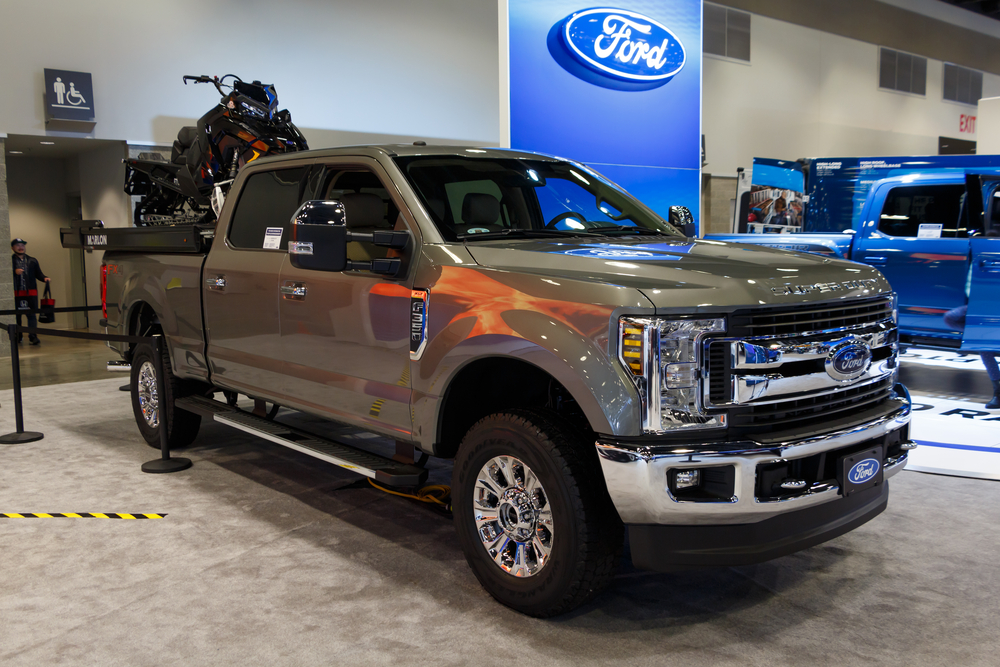 F350 in showroom