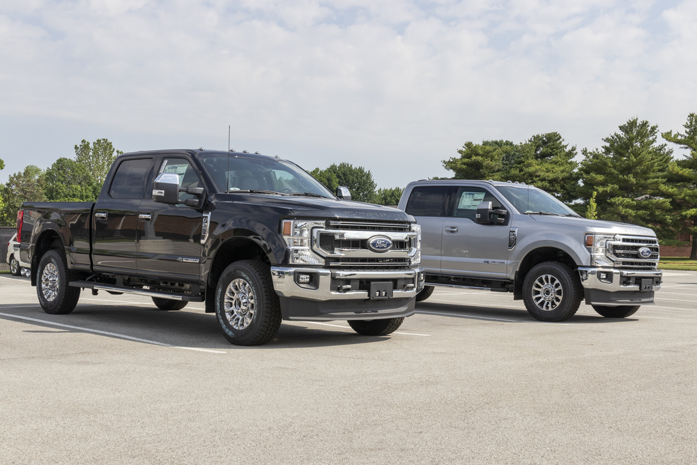 Black and Grey Ford F250's