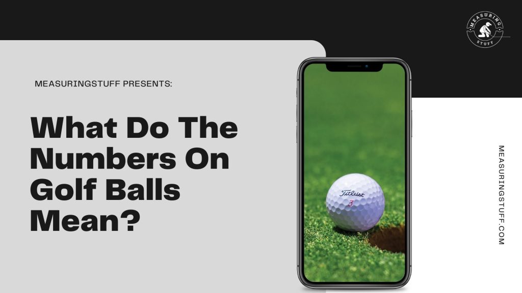 What Do The Numbers On Golf Balls Mean? titleist ball 3
