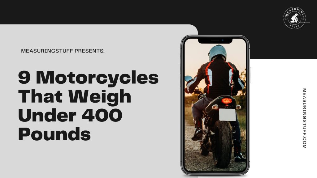 9 Motorcycles That Weigh Under 400 Pounds decorative image