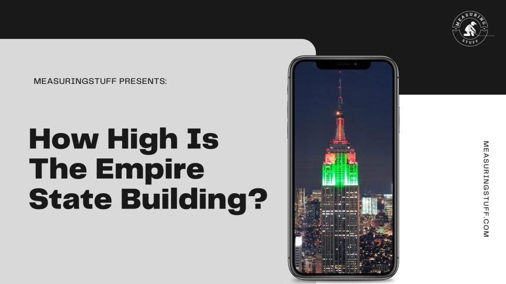 How high is the empire state building?  