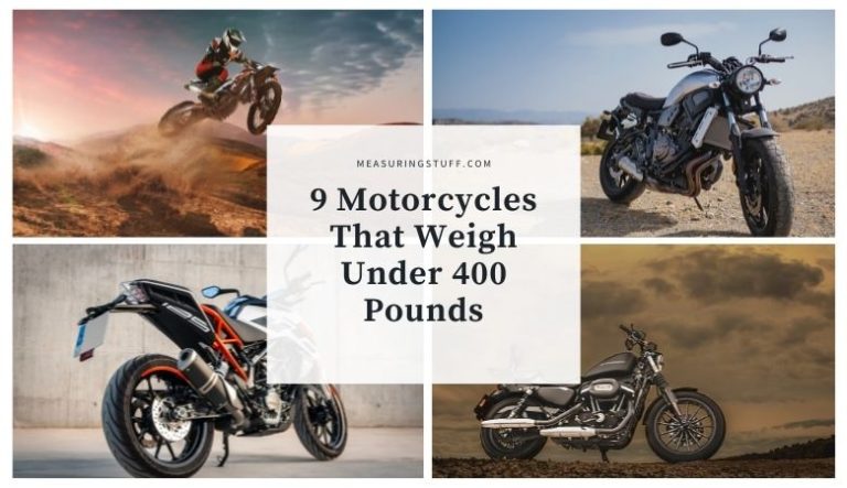 9 Motorcycles That Weigh Under 400 Pounds