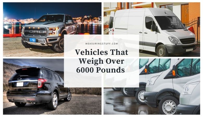 vehicles that weigh over 6000 pounds- decorative image