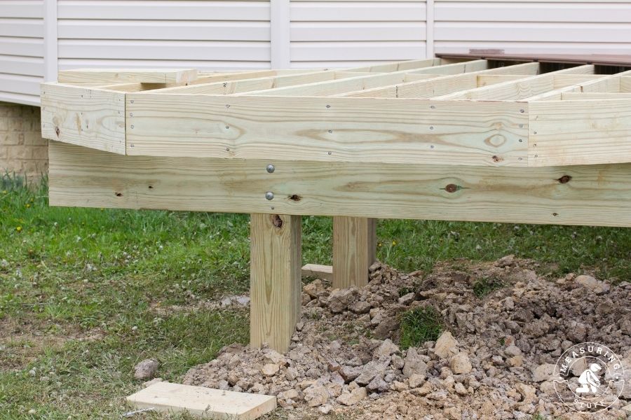 deck construction on soil ground