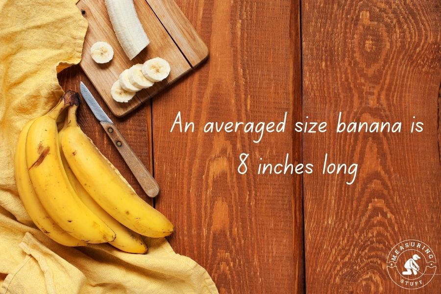 bananas on a table with knife