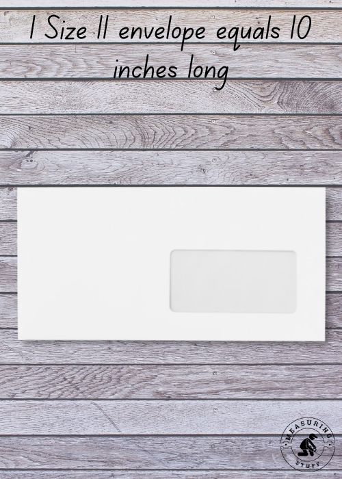 white envelope size 11