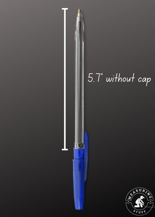 Bic pen length