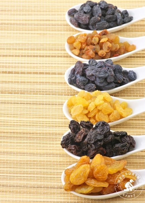 types of raisins