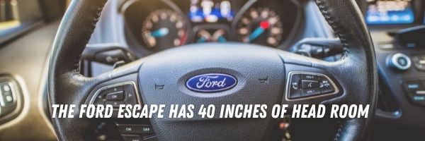 Ford steering wheel and logo