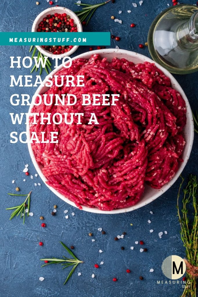 raw ground beef in bowl