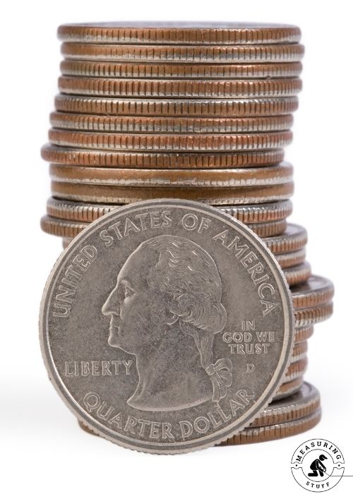 pile of quarters