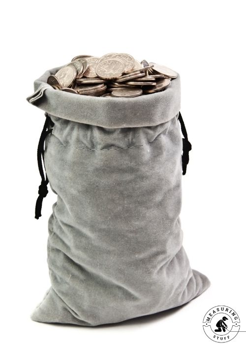 bag of coins