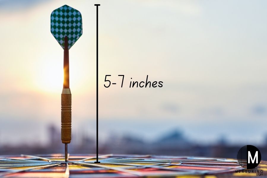 length of a dart
