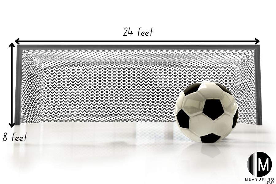 soccer goal size with ball