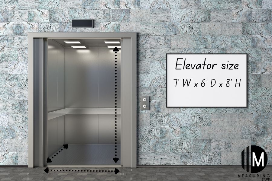 empty open elevator 
