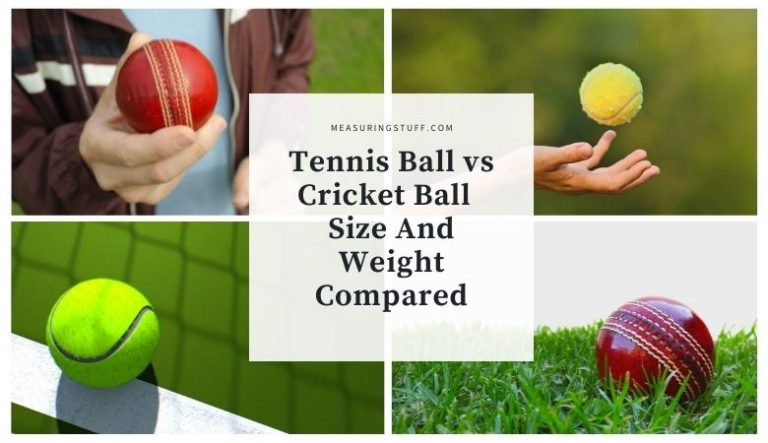 Tennis Ball vs Cricket Ball – Size And Weight Compared