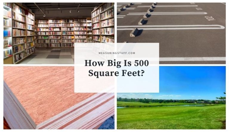 How Big Is 500 Square Feet? (With visuals)