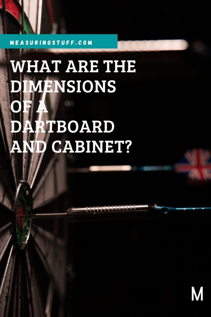 What Are The Dimensions Of A Dartboard And Cabinet?