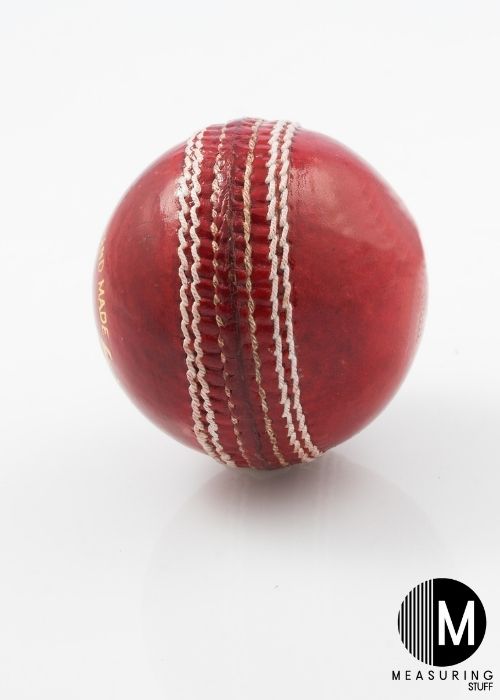 red cricket ball