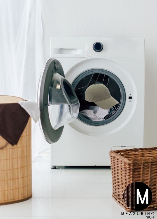 hat in washing machine