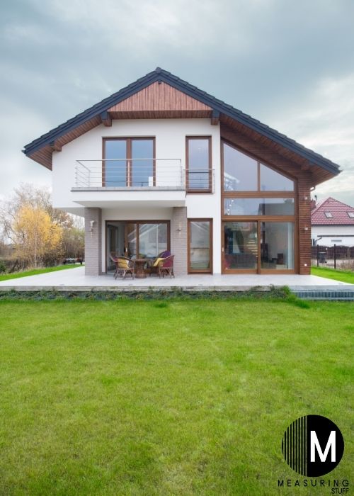 small home with several glass windows