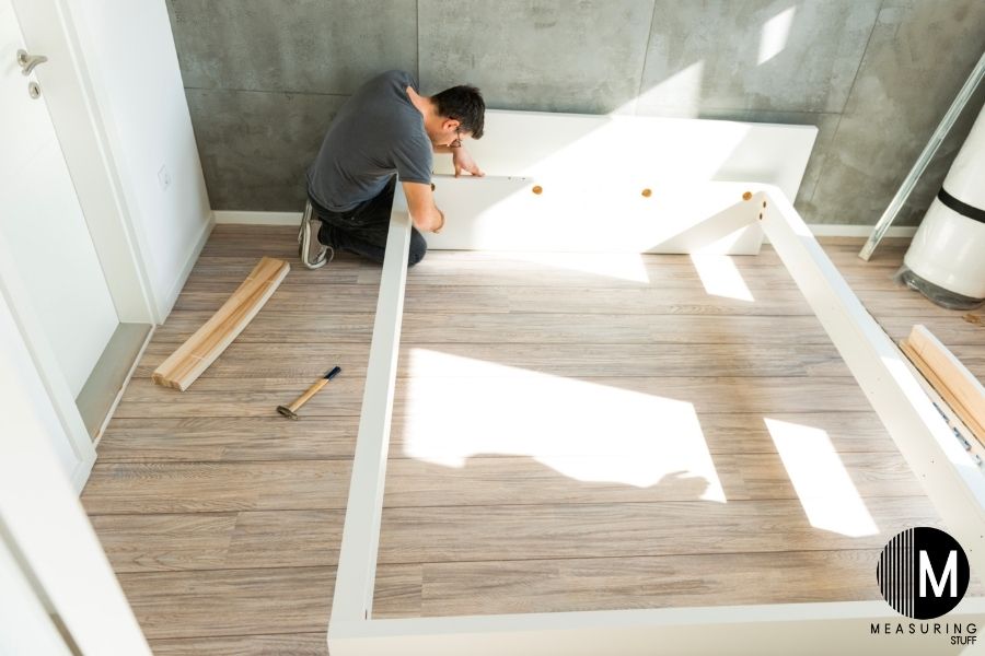 taking apart bed frame