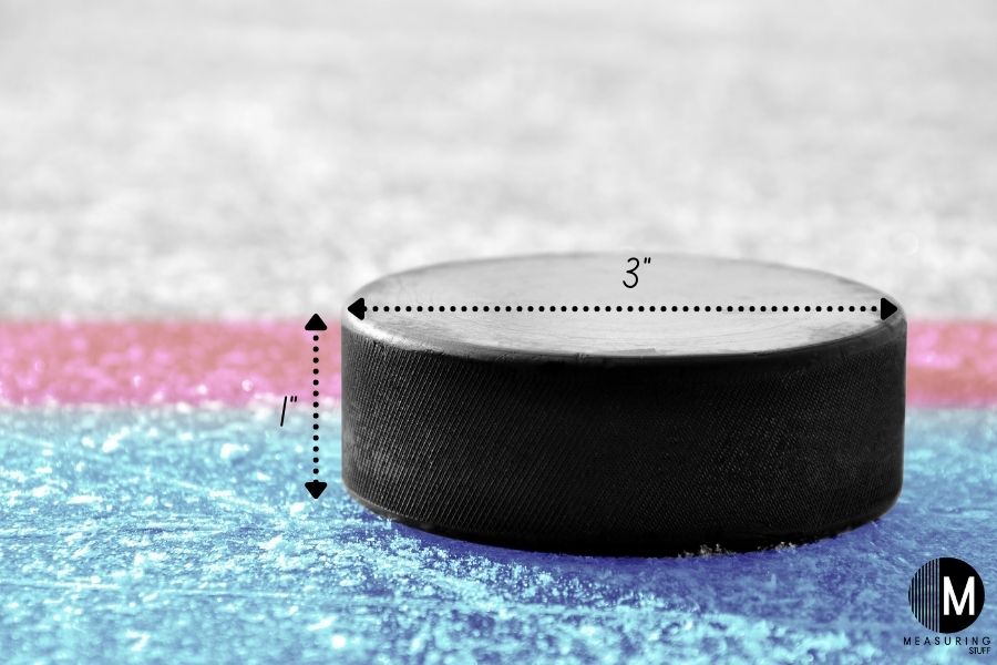 hockey puck dimensions
