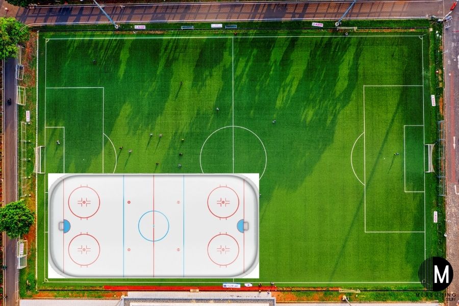 soccer field/hockey rink