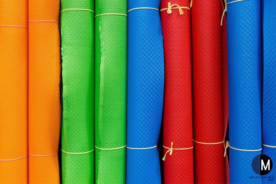 EVA multi colored yoga mats