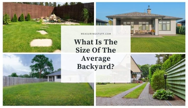 What Is The Size Of The Average Backyard?