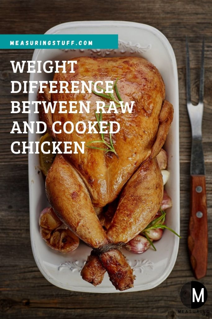 Weight Difference Between Raw And Cooked Chicken