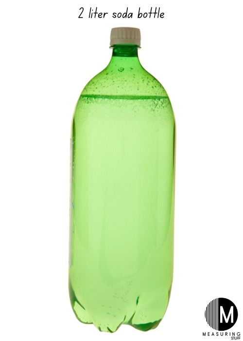 green 2 liter soda bottle