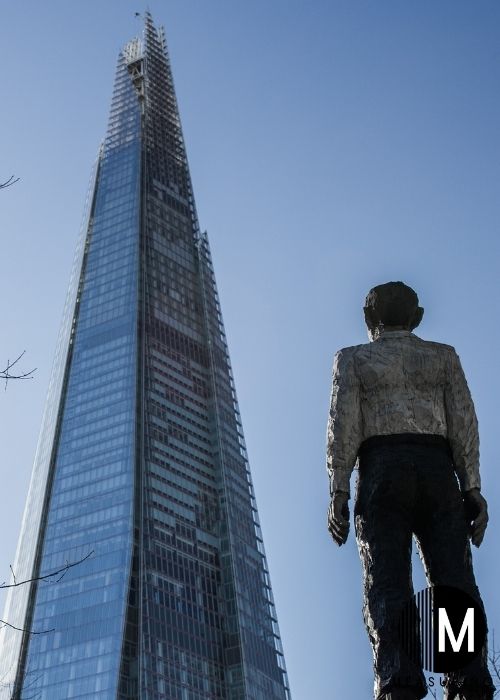 looking at skyscraper