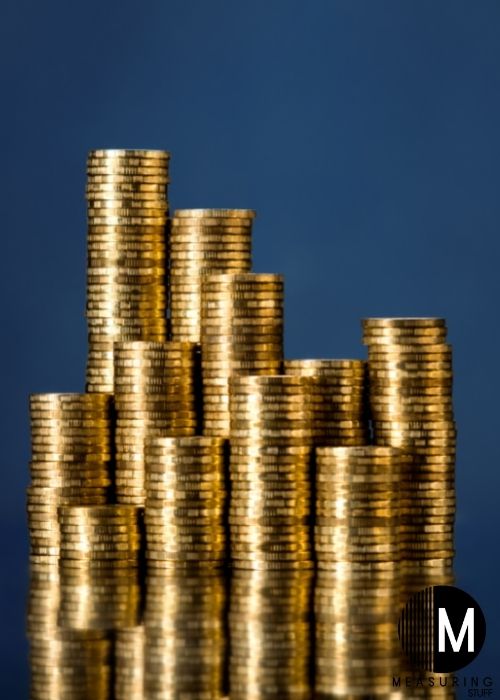 stacks of gold coins