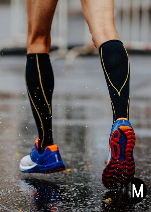 black compression socks