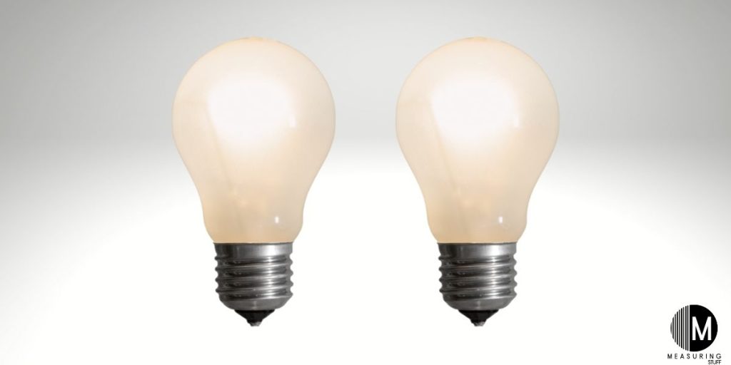 2 lightbulbs