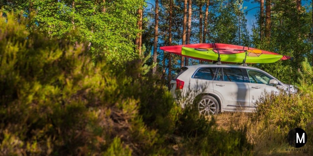 kaykas on top of suv