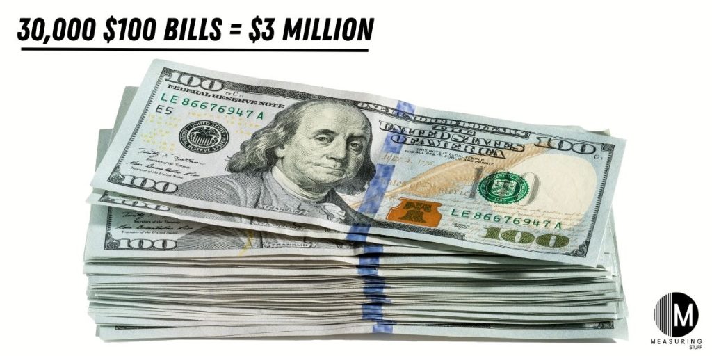 stack of 100 dollar bills