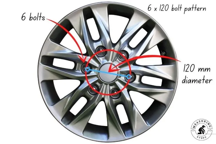wheel bolt pattern 6 x 120