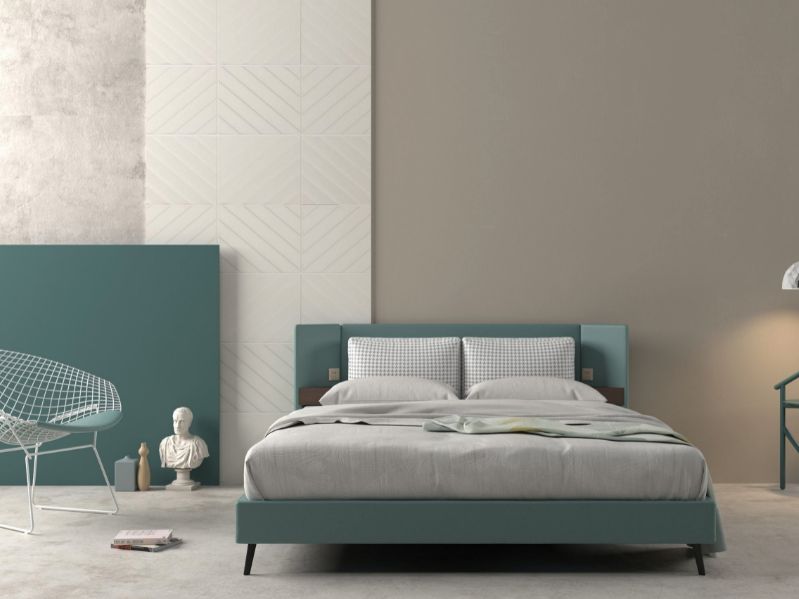 modern bedroom set with queen size bed