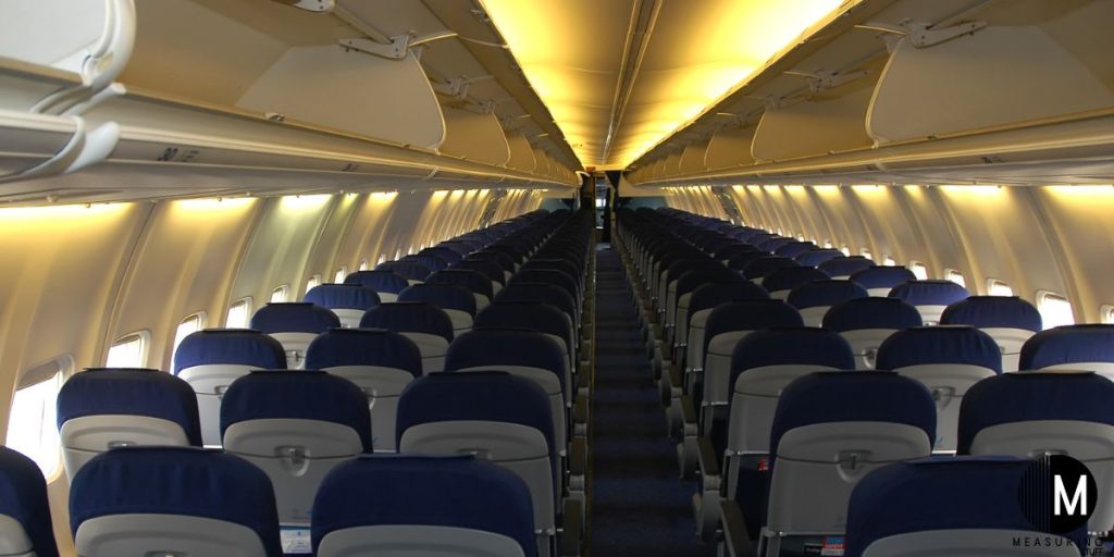 Boeing 737-800 seating configuration