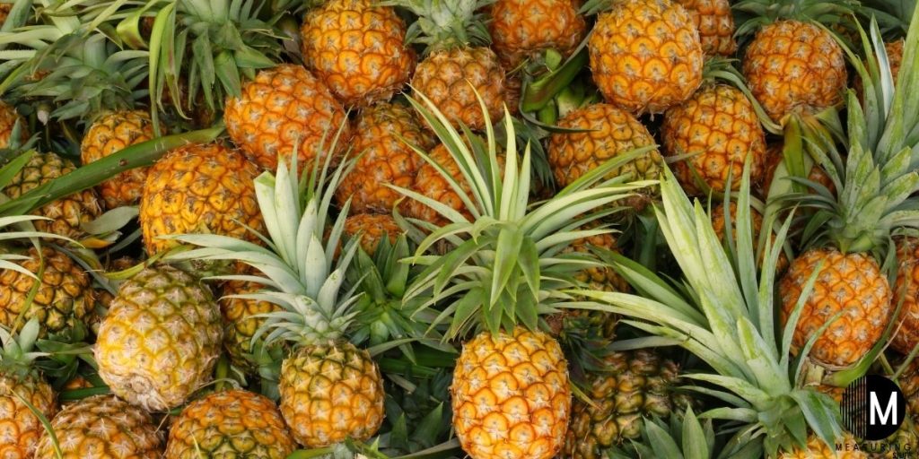 bunch of pineapples