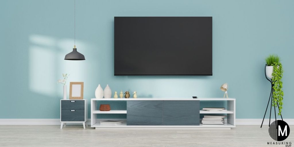 tv mounted on a wall