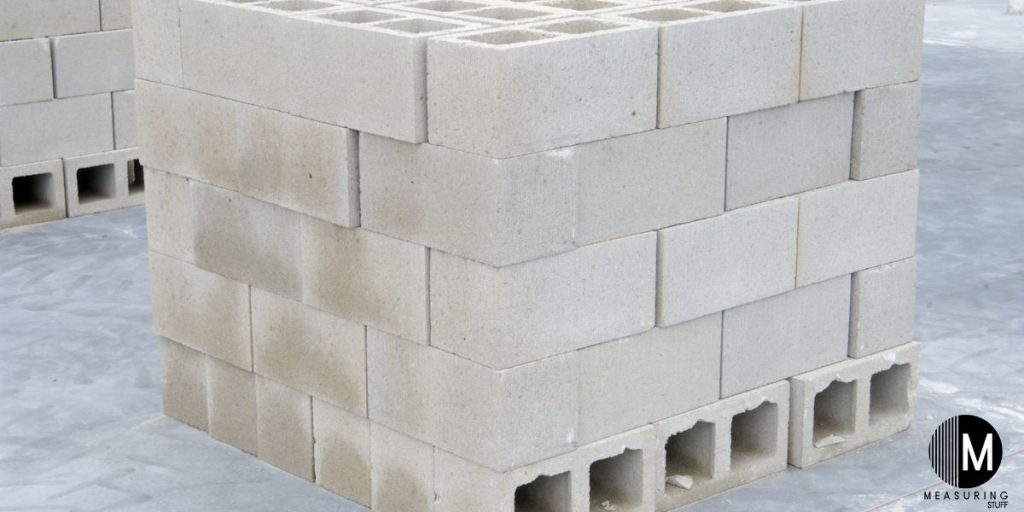 stack of cinder blocks